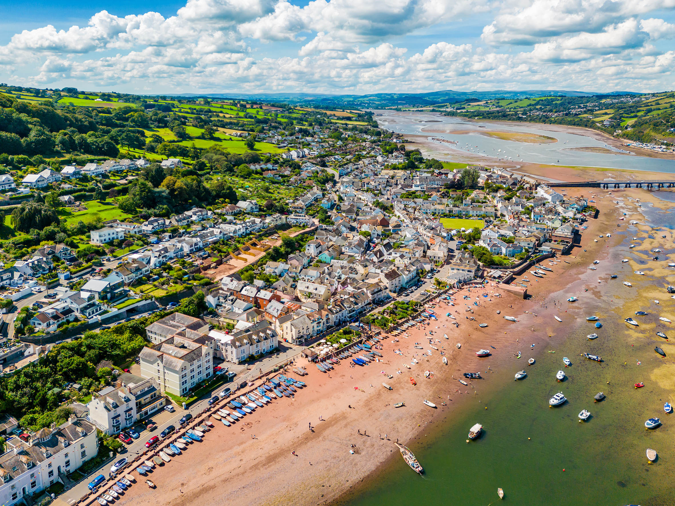 Shaldon en la costa este de Devon es perfecto para disfrutar del agua